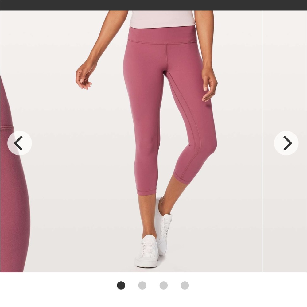 SOLD - Lululemon align crop 21”
